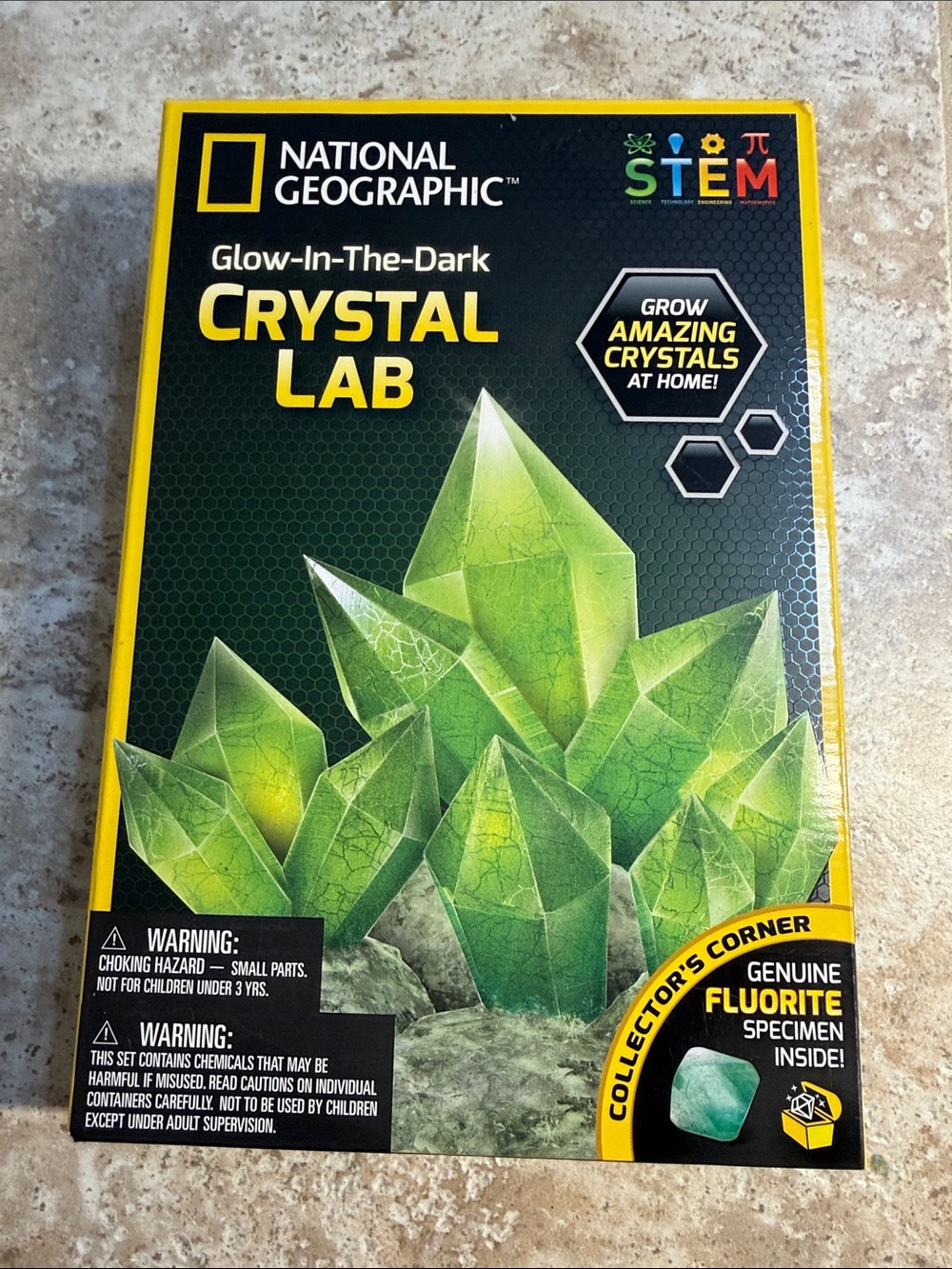 National Geographic Glow-In-The-Dark Crystal Lab — Bright Green Crystal Lab. New